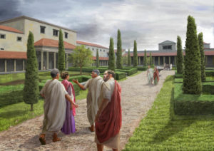 Reconstitution palais époque romaine