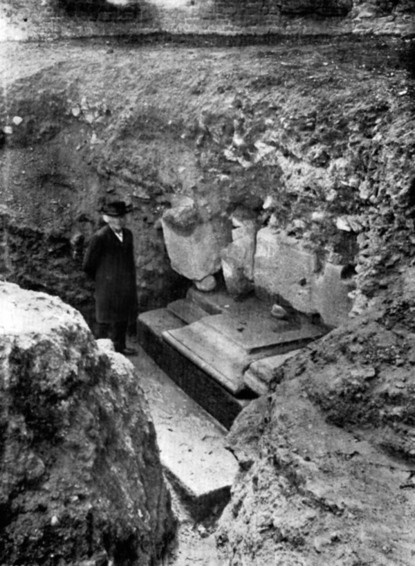 Avenches, fouilles au Rafour en 1907 Avenches, fouilles au Rafour en 1907